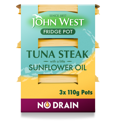 No Drain Fridge Pot Tuna Steak With A Little Sunflower Oil – 3 X 110g