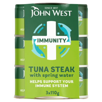 3 Pack IMMUNITY No Drain Tuna Steak with Springwater