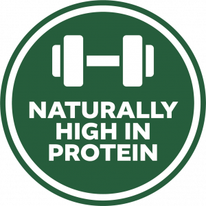Naturally high in protein