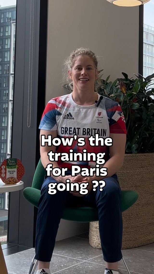 Training for Paris is well underway for @paralympicsgb_official athletes!

@robyn_love13 sat down with us to talk all things prep 💪